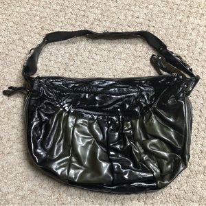 Jessica Simpson black/green shoulder bag